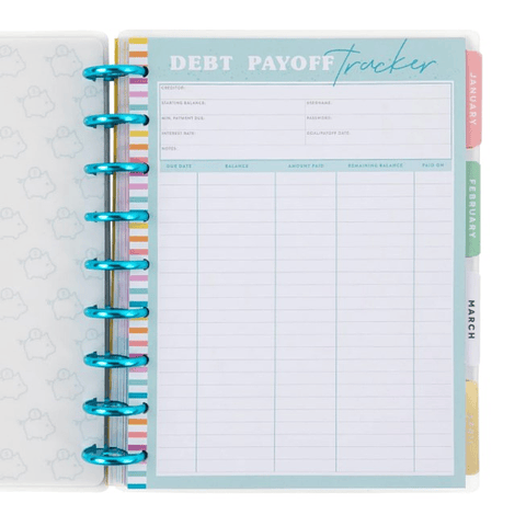 Savvy Saver Classic Debt Payoff Tracker – Budget Tracker