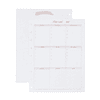 Minimalist Classic Filler Paper - Weekly Schedule