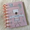 Cuaderno A5 - Escritorio Soñao Rosa