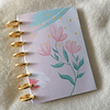 Cuaderno A5 - Flor Rosa