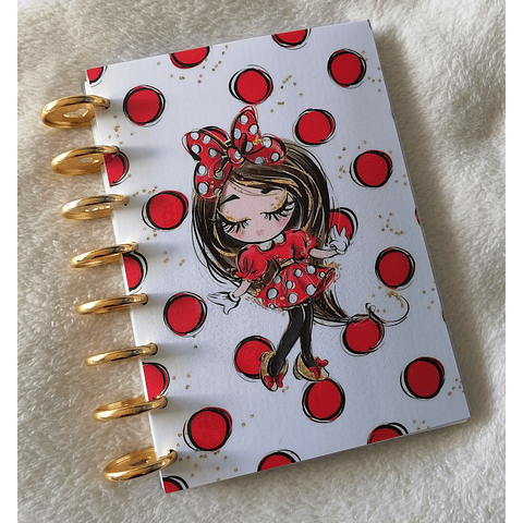 Cuaderno A5 - Red Dots Minnie
