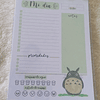 Planificador Diario A6 - Totoro