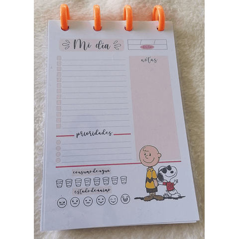 Planificador Diario A6 - Charlie Brown & Snoopy