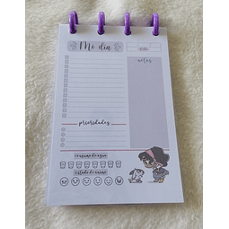 Planificador Diario A6 Princesas - Esmeralda