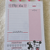 Planificador Diario A6 - Mickey & Minnie