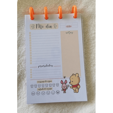 Planificador Diario A6 - Winnie the Pooh