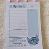 Planificador Diario A6 - Stitch