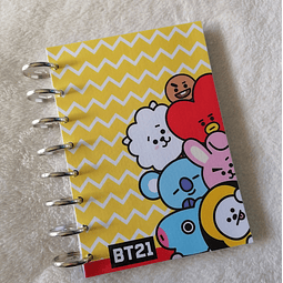 Cuaderno A5 - BTS - BT21 