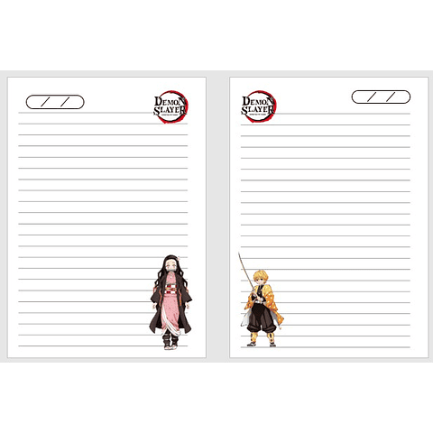 Cuaderno A5 - Kimetsu no Yaiba 