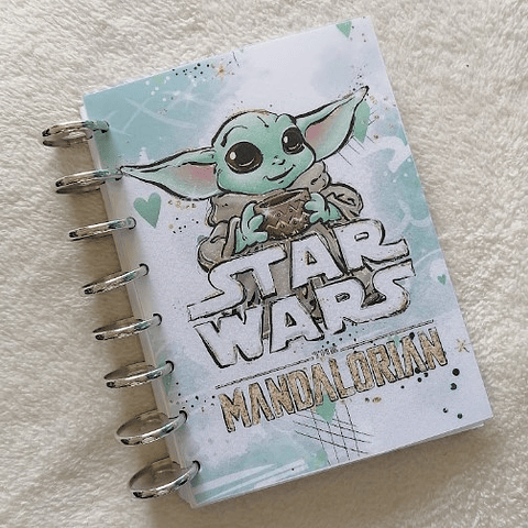 Cuaderno A5 - Star Wars - The Mandolarian Baby Yoda