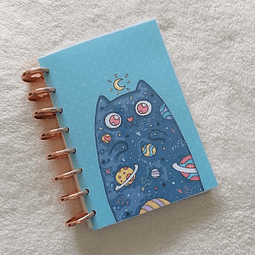 Cuaderno A5 - Gato Galáctico
