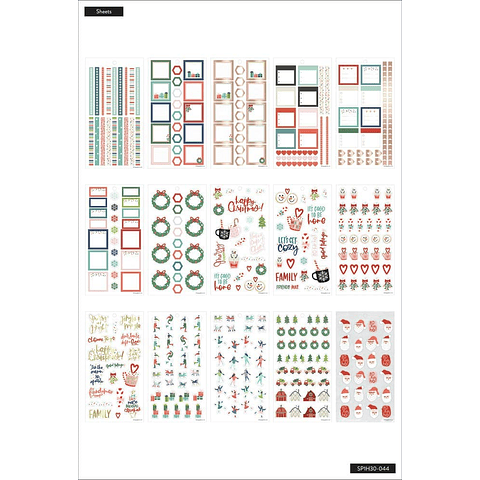 The Happy Planner - Set stickers Merry and Bright