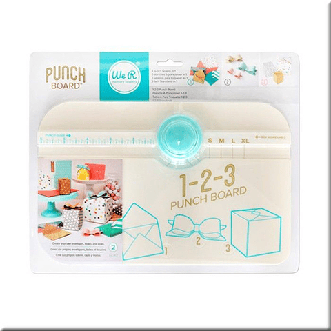 We Are - 123 PUNCH BOARD para Sobres, Ribbons y Cajas