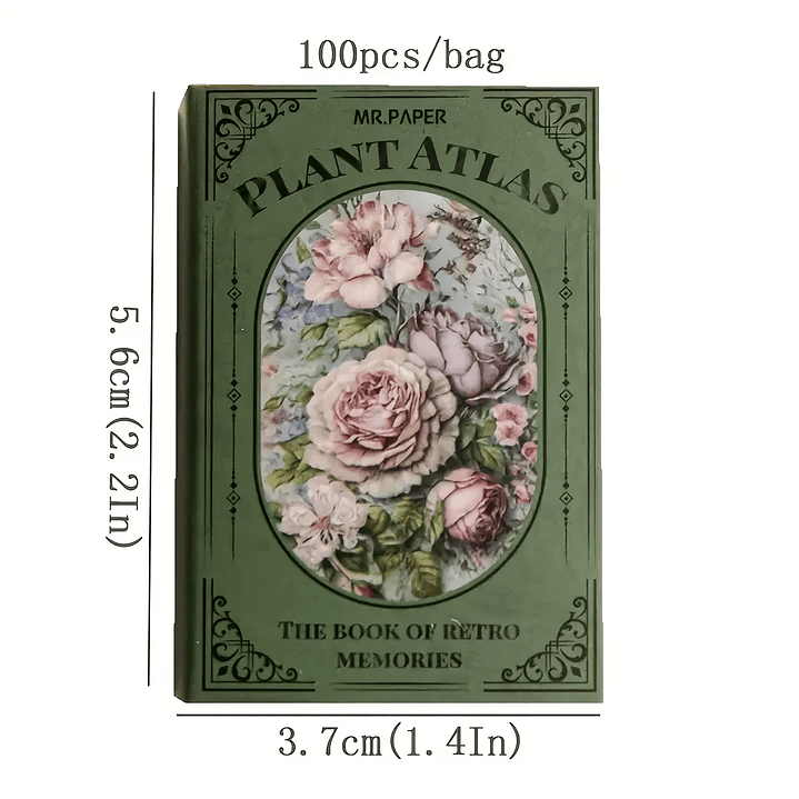 Mini libro de Stickers con láminas decorativas - Retro Memories 5