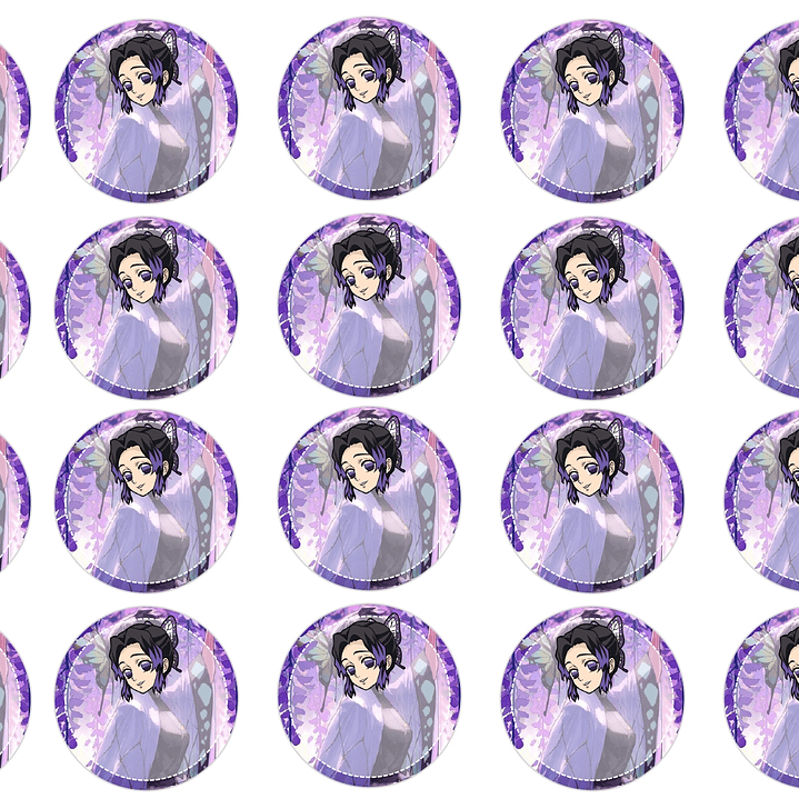 Set Etiquetas Escolares Demon Slayer Shinobu 2