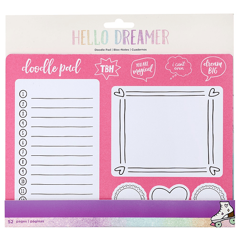 Hello Dreamer Doodle Paper Pad