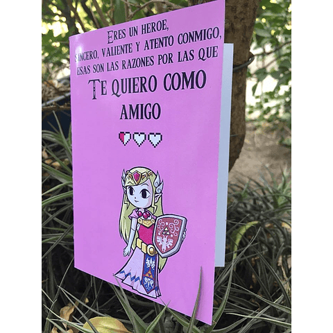 Tarjeta De Amor Ñoño - Zelda