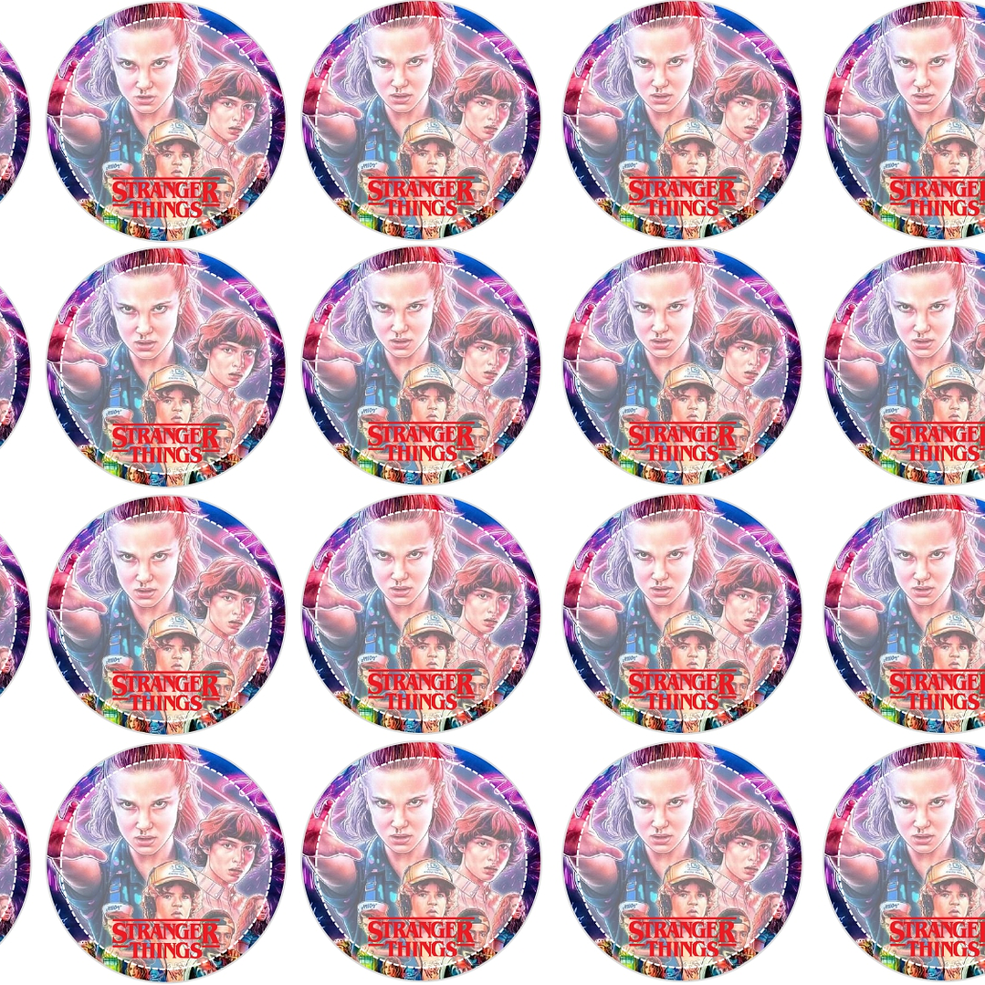 Set Etiquetas Escolares Stranger Things 3