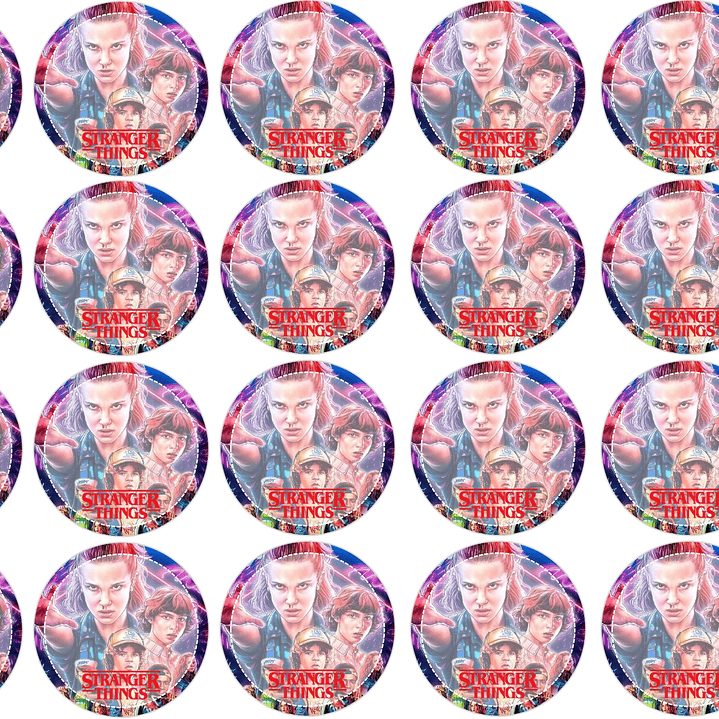 Set Etiquetas Escolares Stranger Things 3