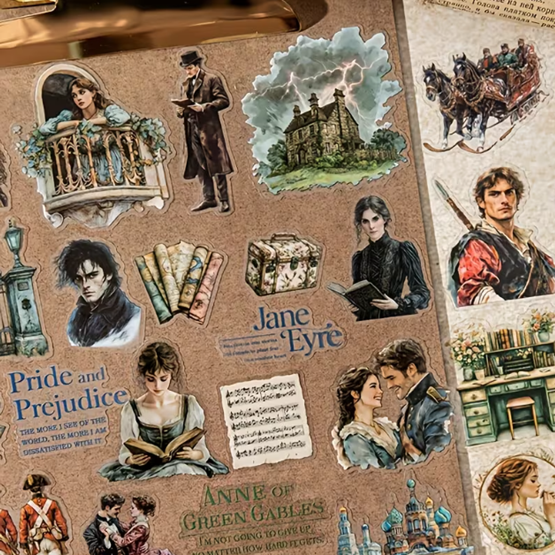 Set Stickers Clásicos de Literatura 20 unidades 7
