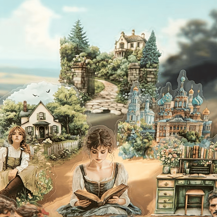 Set Stickers Clásicos de Literatura 20 unidades 8