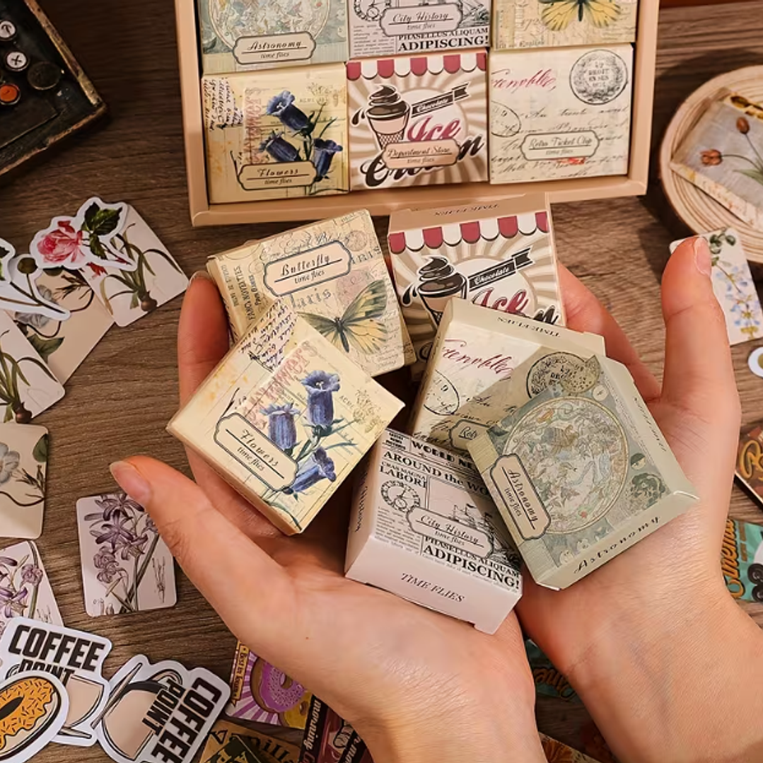 Set Stickers Decorativos En Cajita 50 unidades 6