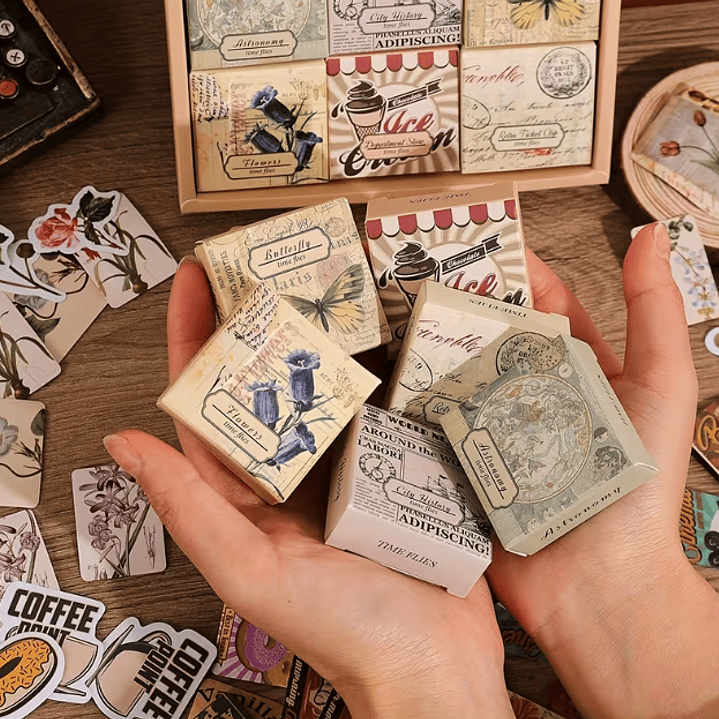 Set Stickers Decorativos En Cajita 50 unidades 6