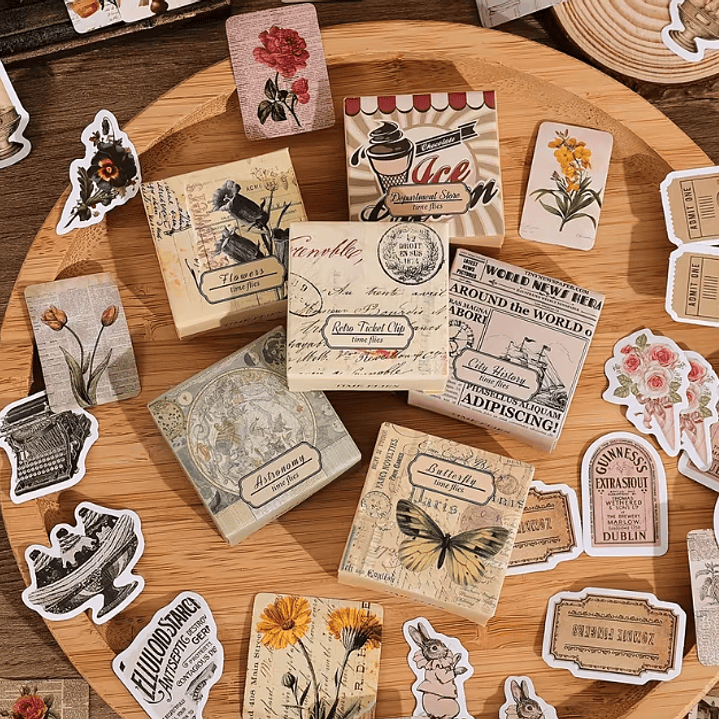 Set Stickers Decorativos En Cajita 50 unidades 7