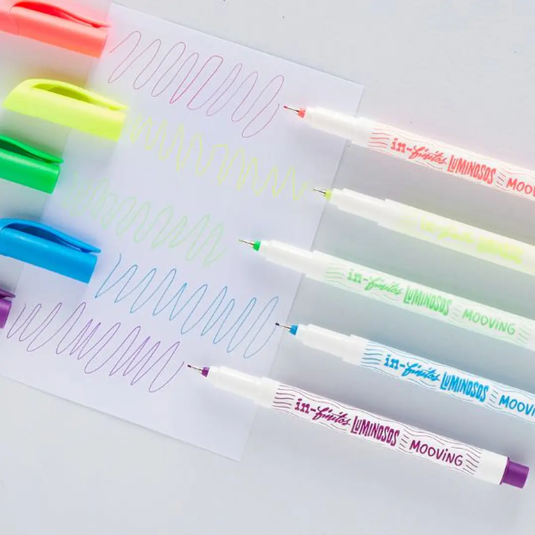 Mooving - Set 5 Tiralineas Premium Luminosos  2