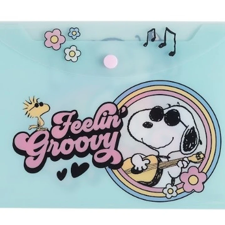 Mooving - Sobre con botón Tamaño A5 Snoopy 1