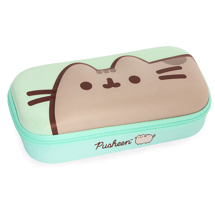 Pusheen - Estuche Box Glitter Verde 1