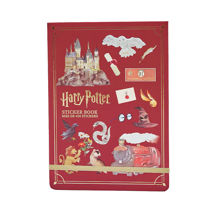 Harry Potter Libro de Stickers con Tapa Dura y Elástico 1