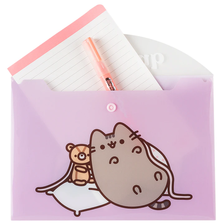 Mooving - Sobre con botón Tamaño A5 Pusheen 2