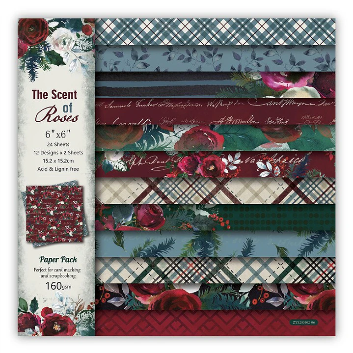 Set Papeles Decorativos The Scent of Roses 1