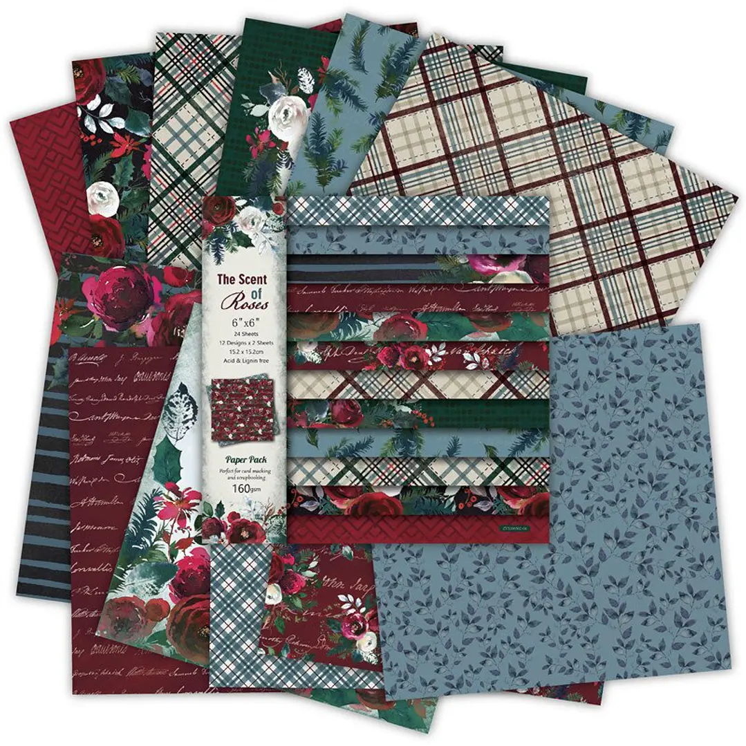 Set Papeles Decorativos The Scent of Roses 2