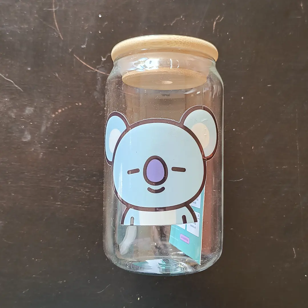 Vaso de Vidrio - K-Pop BTS BT21 - Koya 1