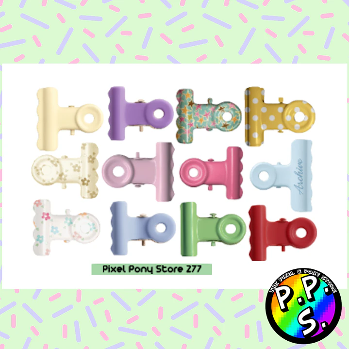 Lámina de Stickers 277 Pinzas 1