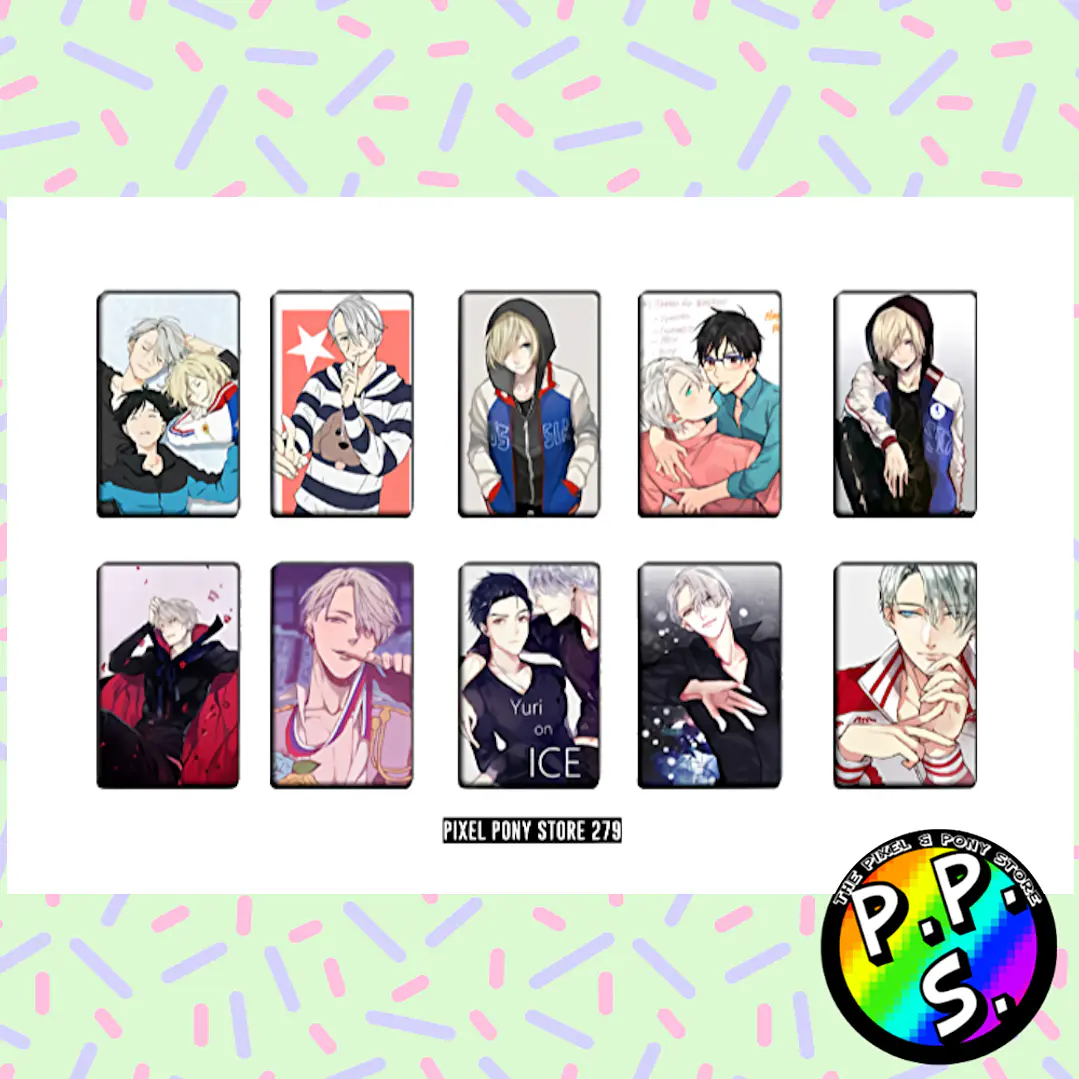 Lámina de Stickers 279 Yuri on Ice! 1
