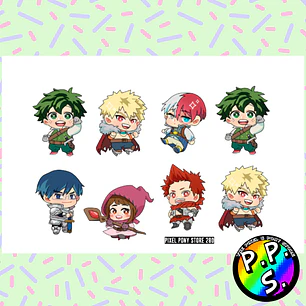 Lámina de Stickers 280 My Hero Academia