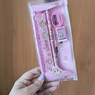 Set de Papelería - Labubu