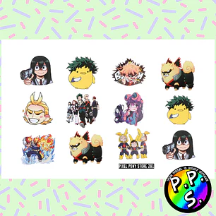 Lámina de Stickers 281 My Hero Academia