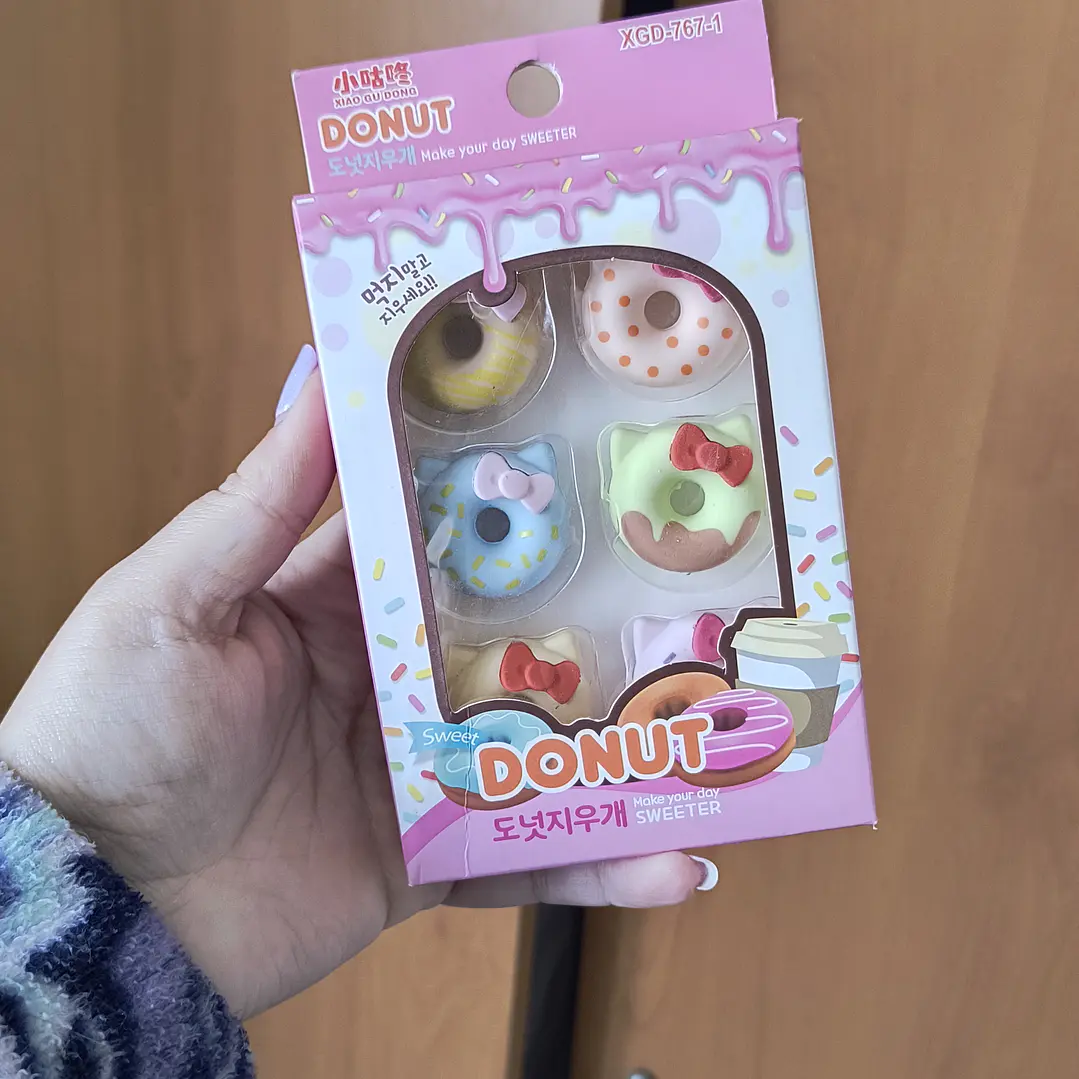 Set de 6 Gomas de Borrar - Donuts 1