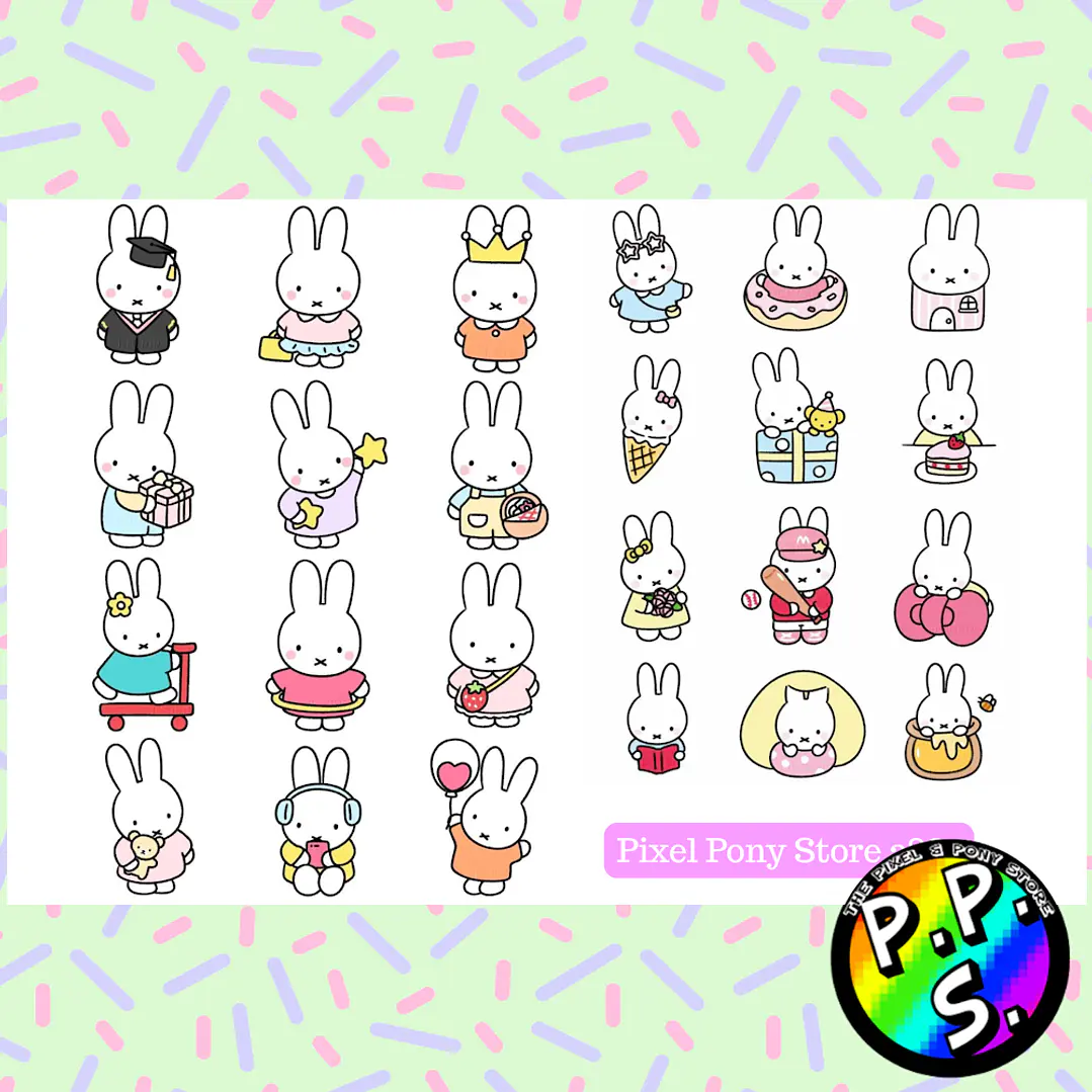 Lámina de Stickers 288 Miffy 1
