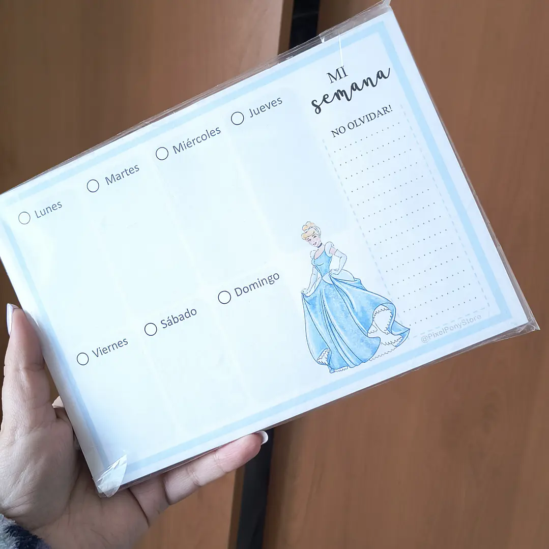 Planificador Semanal - Cenicienta 1