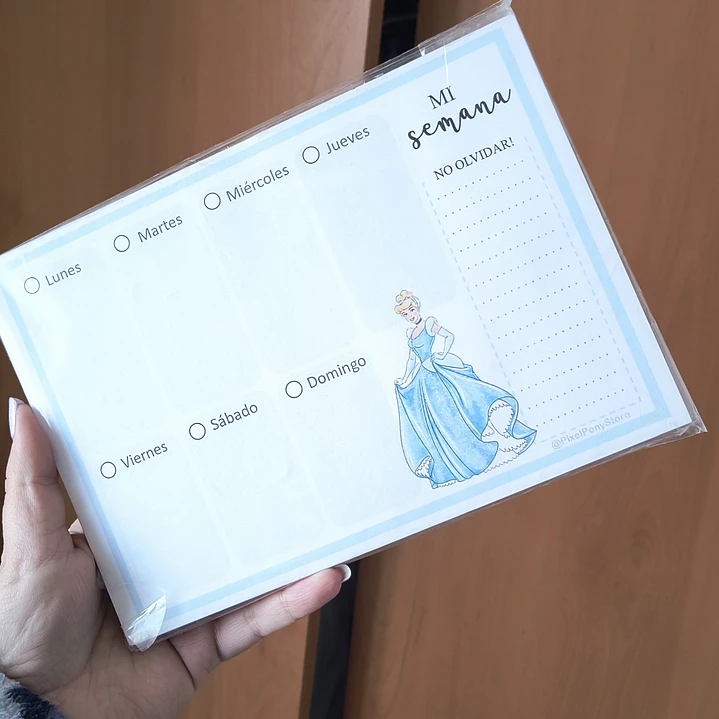 Planificador Semanal - Cenicienta 1