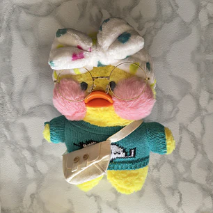 Peluche de Patito Lector