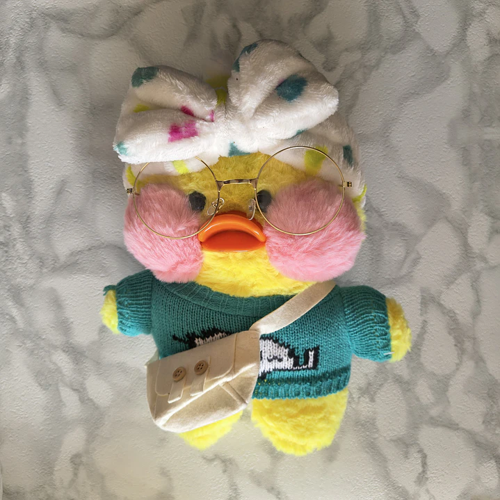 Peluche de Patito Lector 1