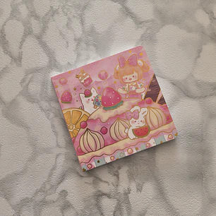 Libreta Rosada con Animalitos B6