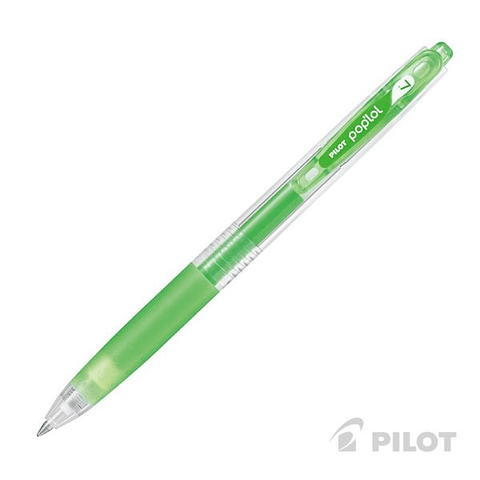 PILOT Lápiz Gel POPLOL 0.7 Neón Verde