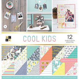DCWV Paper Pad 12x12 Cool Kids